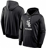 Men's Chicago White Sox Nike Black 2020 Postseason Collection Pullover Hoodie